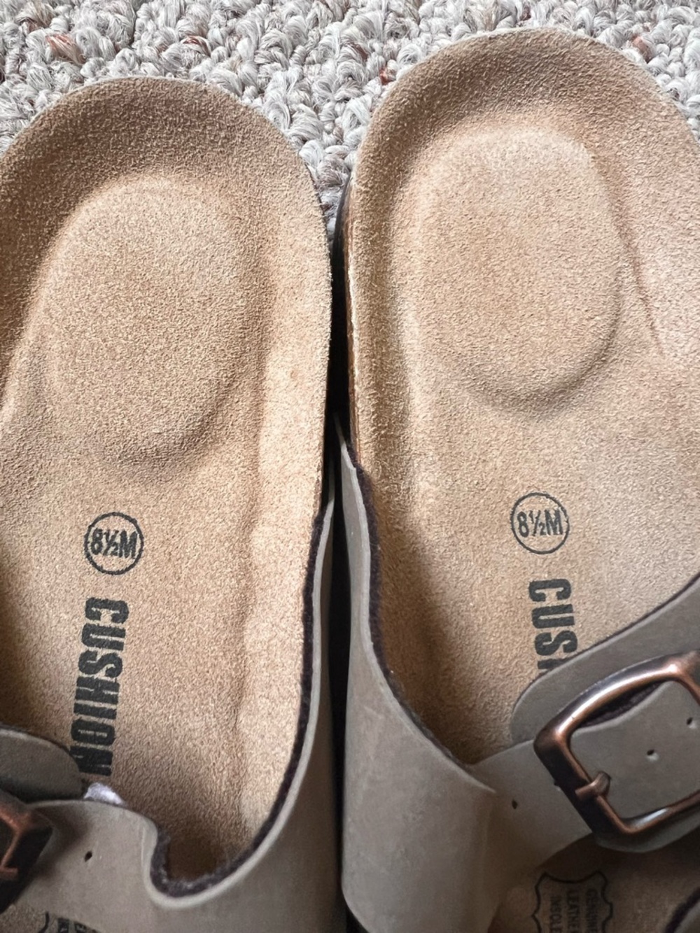 NWT Cushionaire leather sandals - Picture 3 of 4